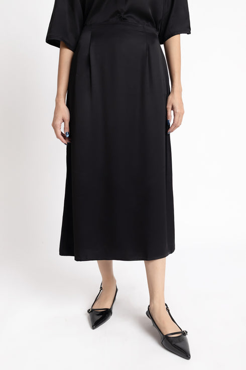 The Black Slip Skirt