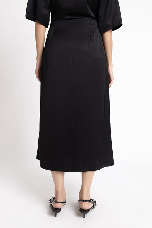 The Black Slip Skirt