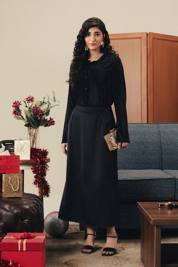 The Black Slip Skirt