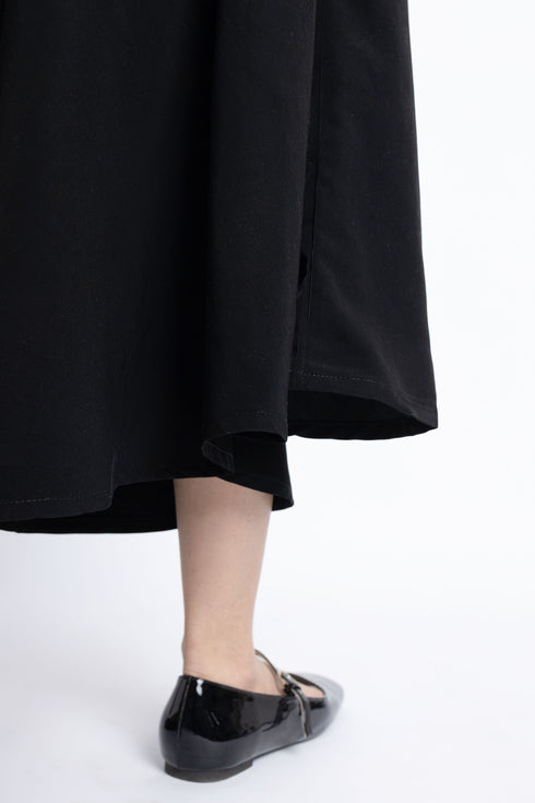 The Black Full Circle Skirt
