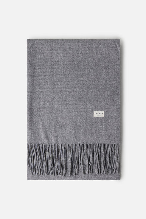Grey Winter Essential Scarf