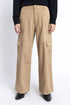 The Khaki Wide Leg Cargo Pants