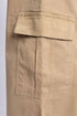 The Khaki Wide Leg Cargo Pants