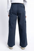 The Navy Wide Leg Cargo Pants