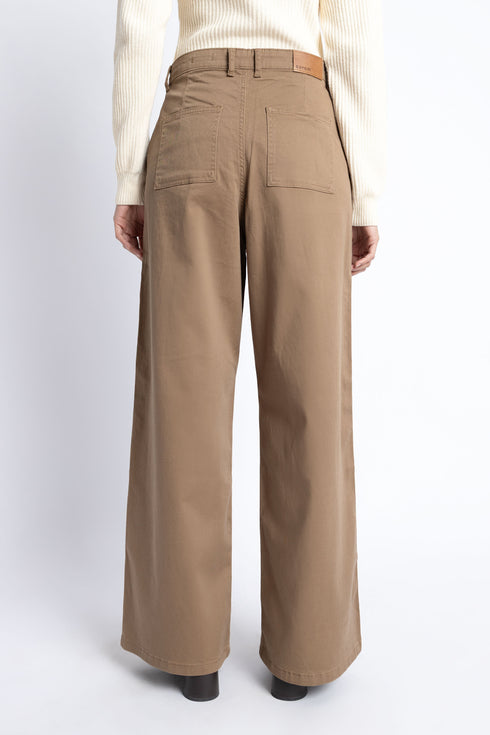 The Dark Oak Wide Leg Pants