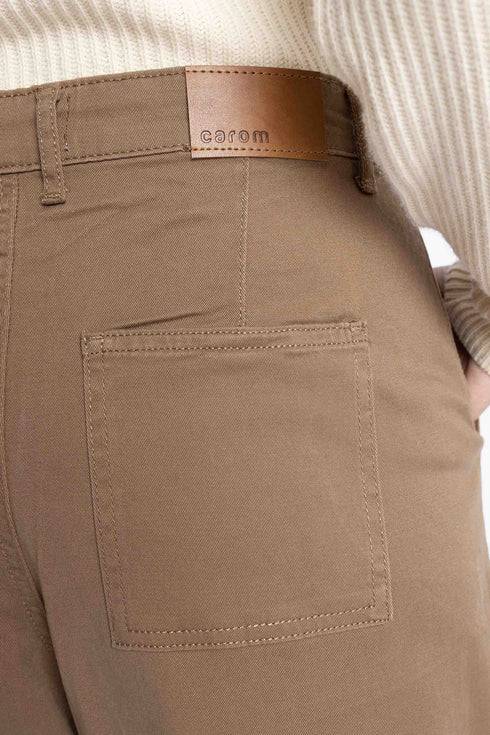 The Dark Oak Wide Leg Pants