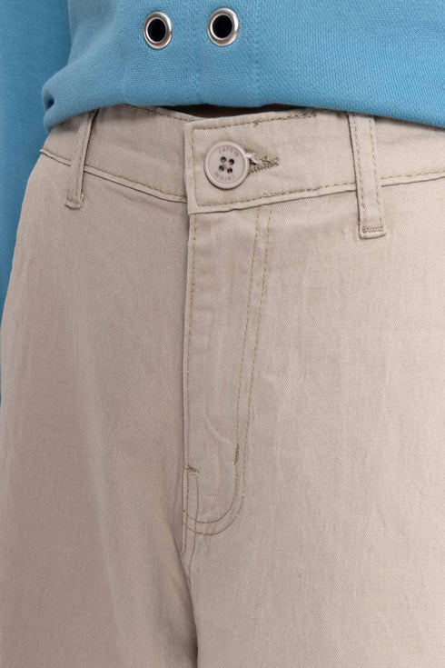 The Beige Wide Leg Pants