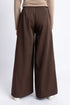 The Cocoa Brown Wide Leg Pants