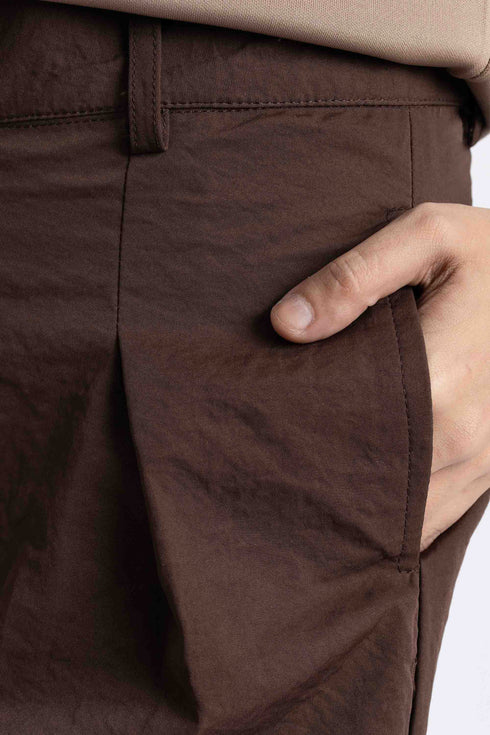 The Cocoa Brown Wide Leg Pants
