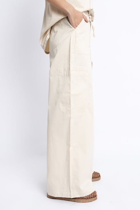 The Almond Milk Wide Leg Trousers