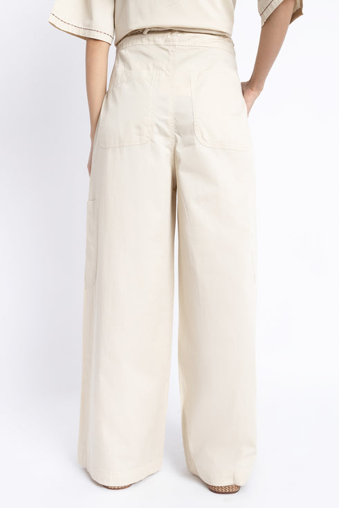 The Almond Milk Wide Leg Trousers