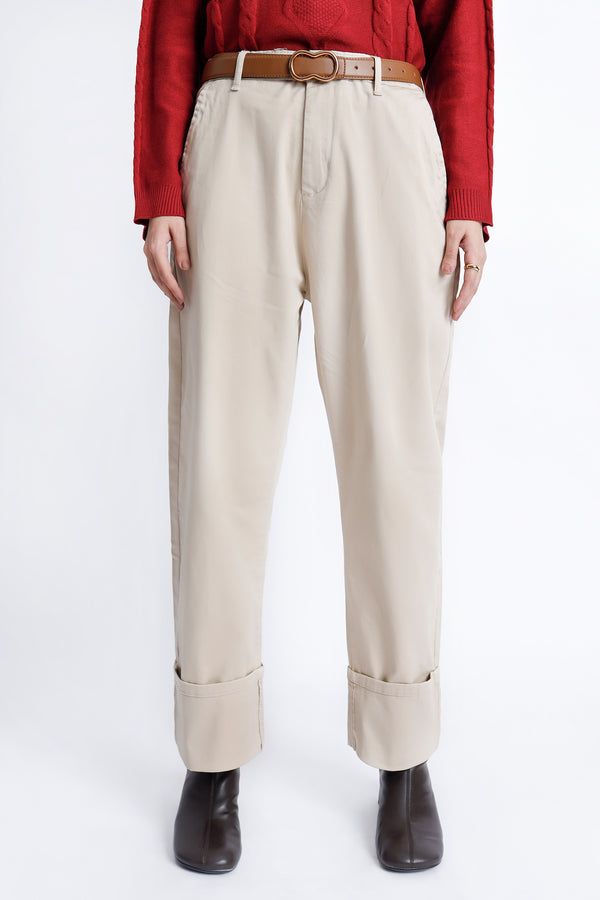 High Rise Straight Fit Trouser