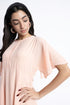 The Georgette Peach Dress