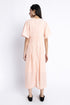 The Georgette Peach Dress