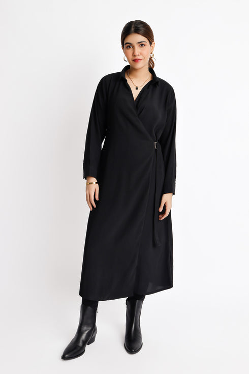 Black Belted Dress
