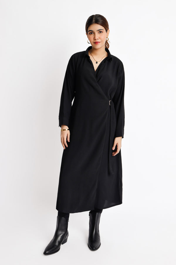 Black Belted Dress