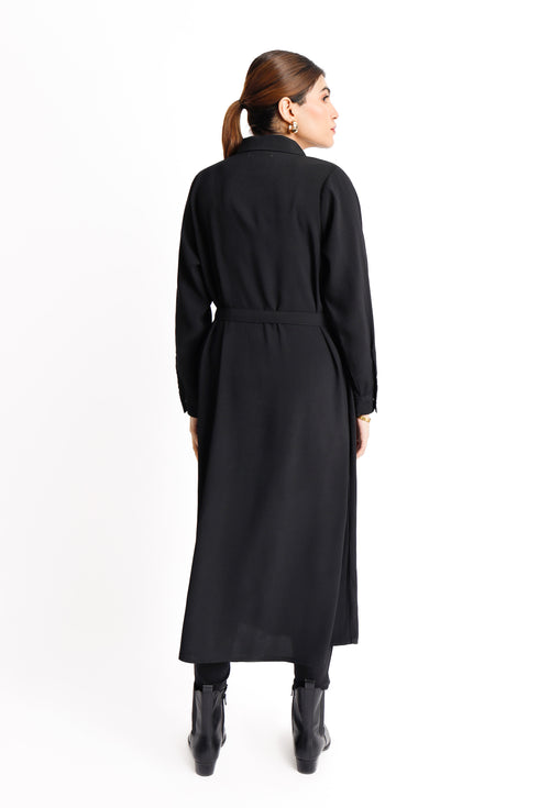 Black Belted Dress