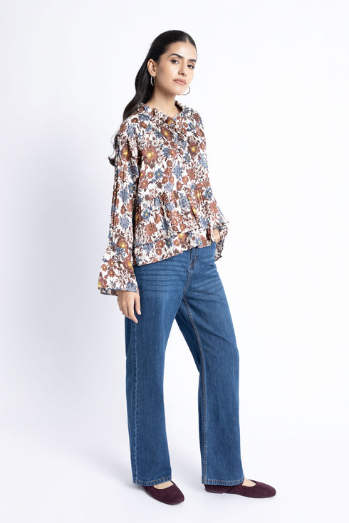 The Floral Peplum Top