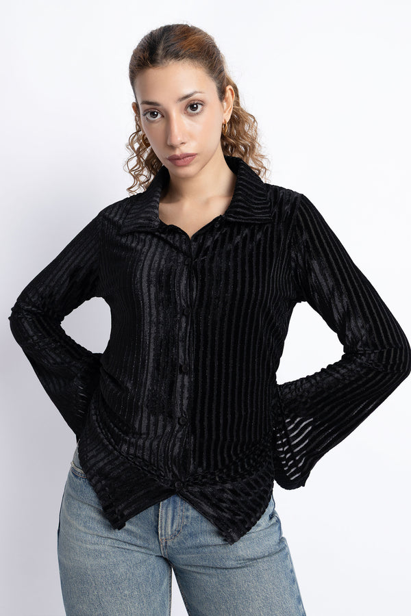 The Black Velvet Regular Fit Shirt