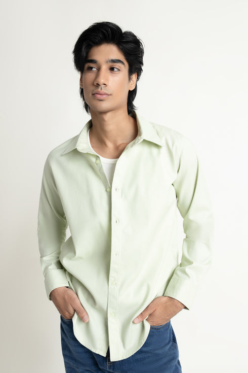 The Relaxed Fit Jacqaurd Shirt