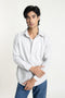 The Ice Blue Relaxed Fit Jacquard Shirt