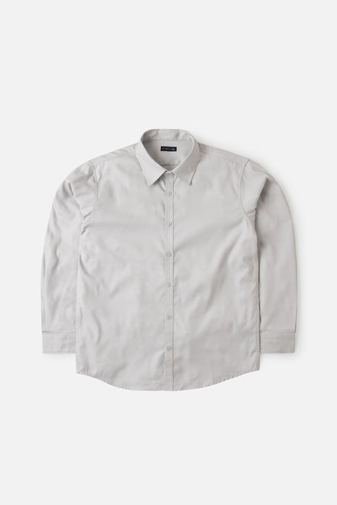 The Ice Blue Relaxed Fit Jacquard Shirt