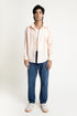 The Powder Pink Relaxed Fit Jacquard Shirt