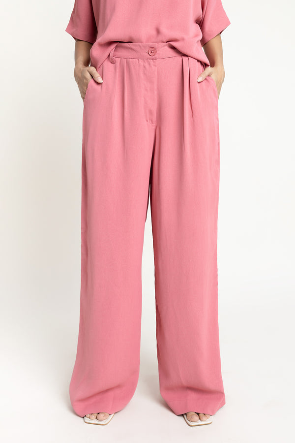 The Mauveglow Wide Leg Trousers