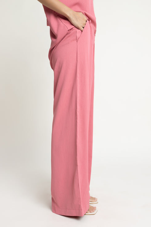 The Mauveglow Wide Leg Trousers