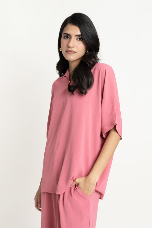 The Mauveglow Oversized Shirt