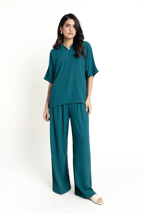 The Teal Green Oversized Shirt