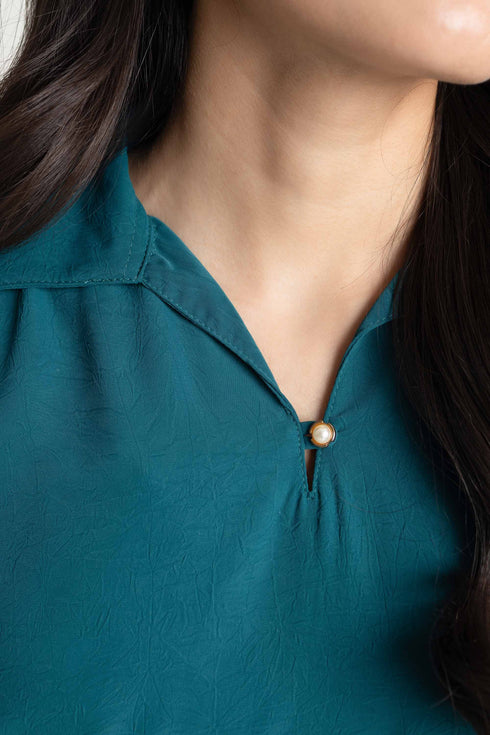The Teal Green Oversized Shirt