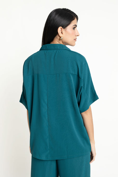 The Teal Green Oversized Shirt