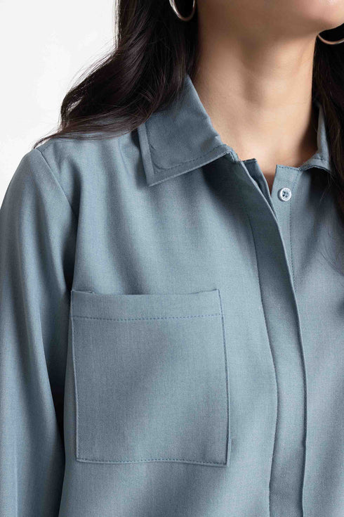 The Slate Oversized Shirt