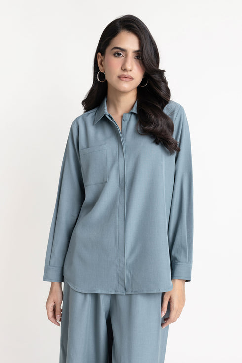 The Slate Oversized Shirt