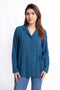 The Midnight Blue Wrap Around Shirt