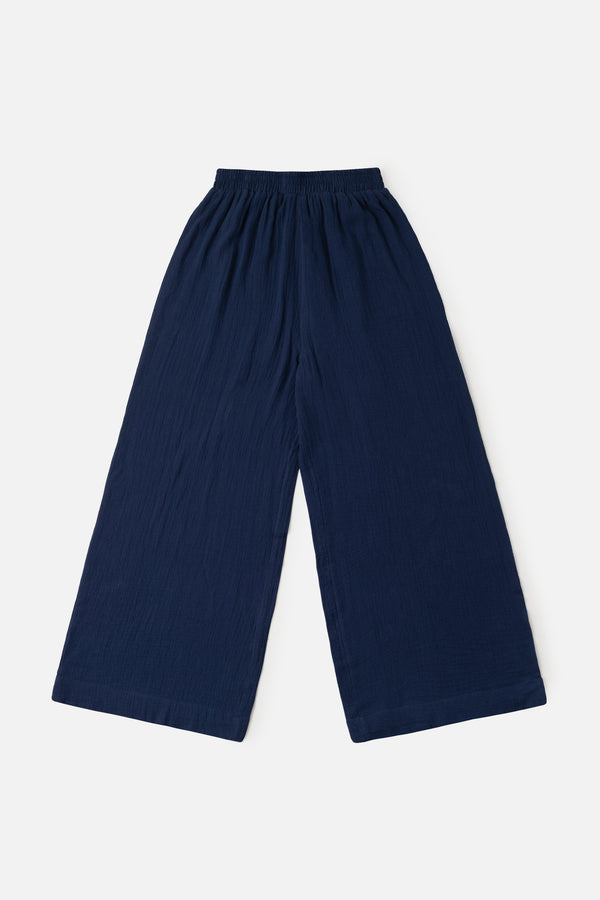 The Pageant Blue Extreme Wide Leg Trousers