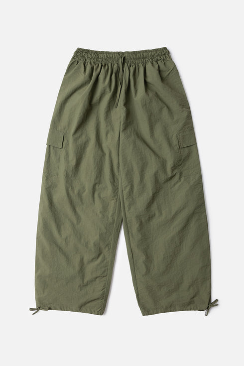 The Olive Cargo Balloon Trousers