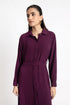The Plum Panel Trench Dress