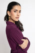 The Plum Panel Trench Dress