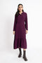 The Plum Panel Trench Dress