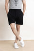 The Black Jacquard Shorts