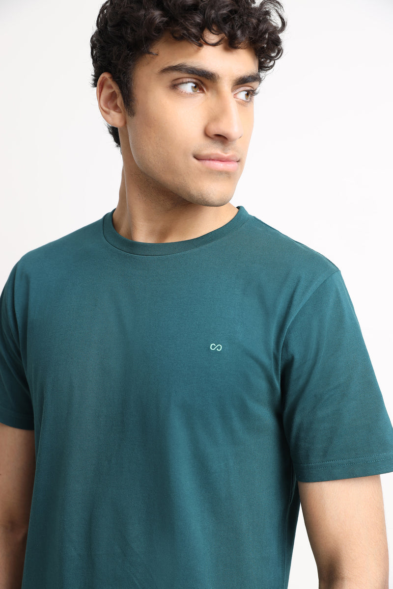 The Forest Green Crew Neck T Shirt