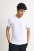 The White V Neck T-Shirt