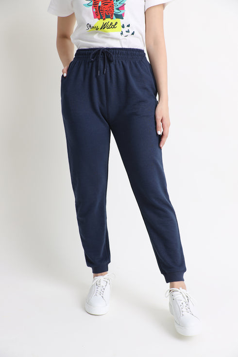 Navy Blue Jogger Pants