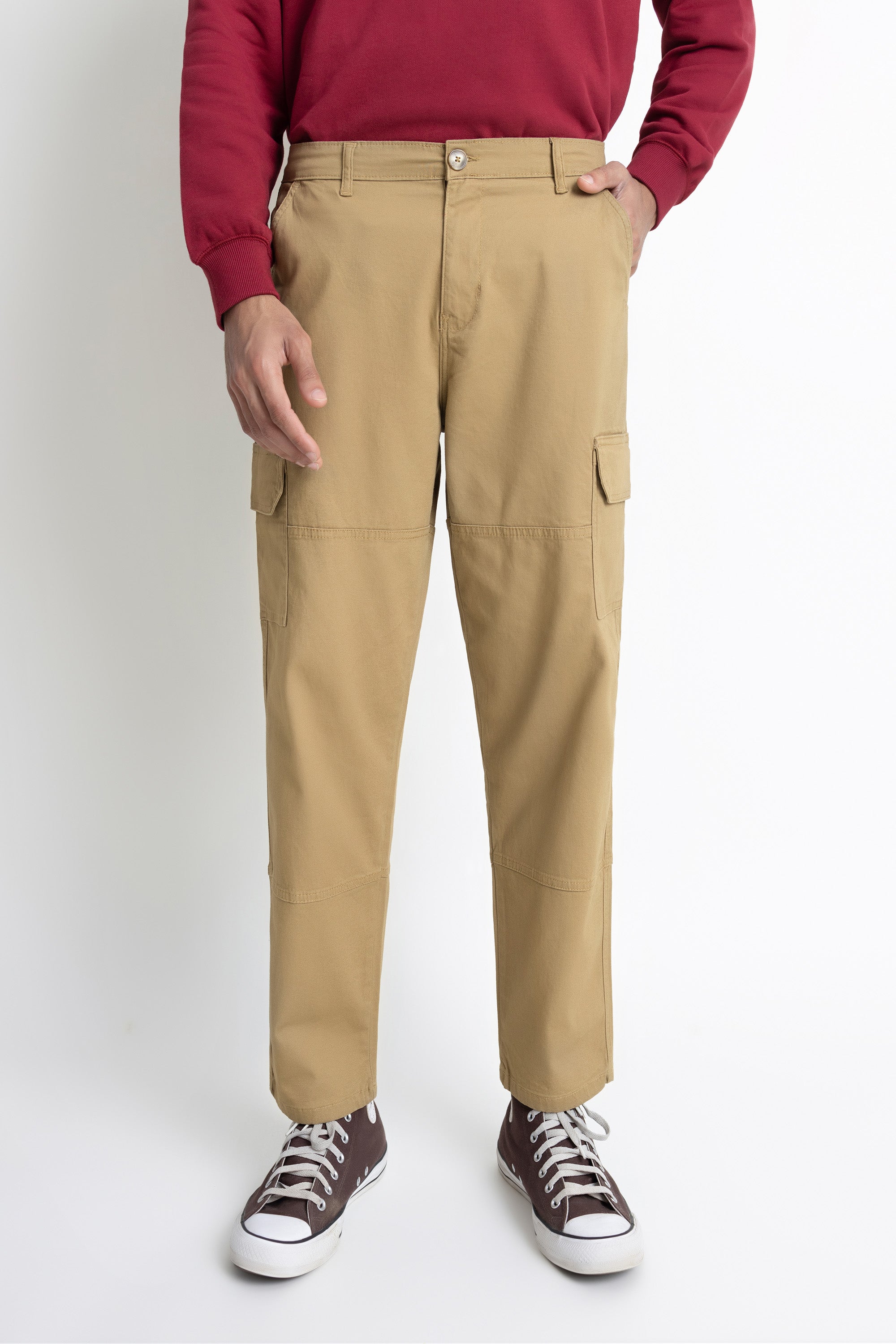 The Navy Blue Cargo Pants –